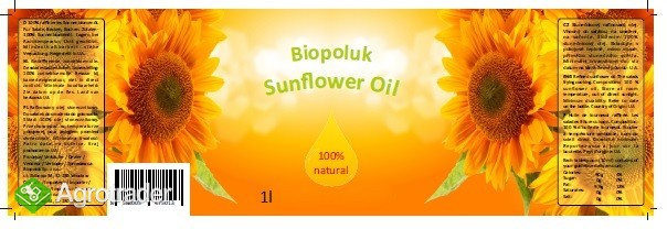 Olej słonecznikowy rafinowany 1l