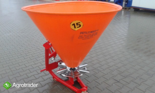 Rozsiewacz nawozów lej firmy Strumyk  lejek 300-400-500 l  - zdjęcie 3